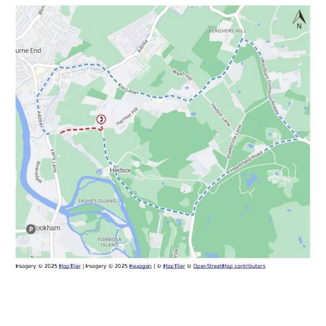 ⛔️HEDSOR ROAD - ROAD CLOSURE⛔️

From 19:00 to 05:00 on 5th January 2026 to 9th January 2026, Hedsor Road will have a temporary traffic regulation order in place for Cityfibre test rod/rope and desilting works. 

Please see attached map for alternative routes.